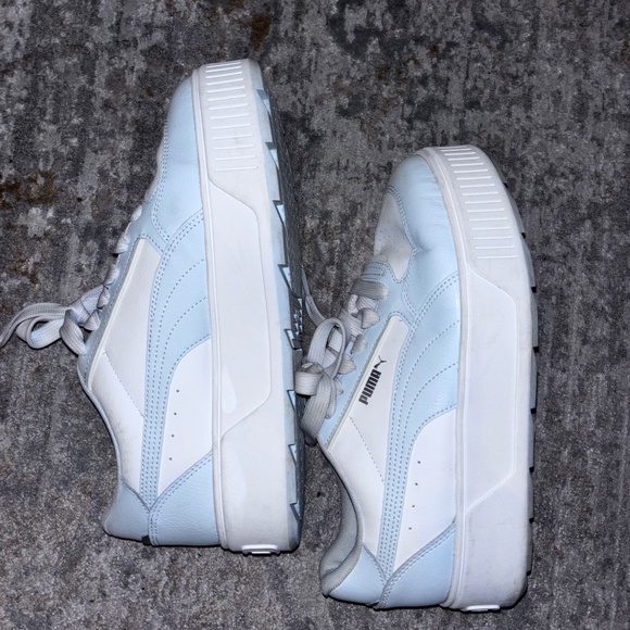 Light blue puma platform sneakers - Picture 1 of 4